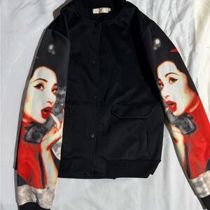 Pretty Girl Black Bomber Jacket